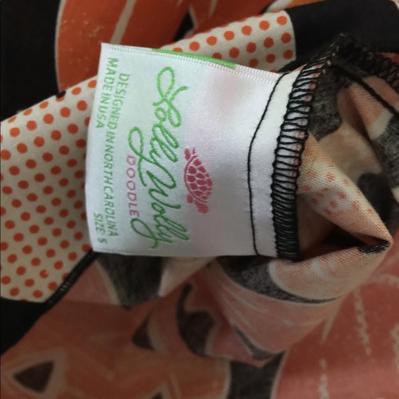 NWOT LOLLY WOLLY DOODLE HALLOWEEN DRESS AND BOW - Picture 2 of 2